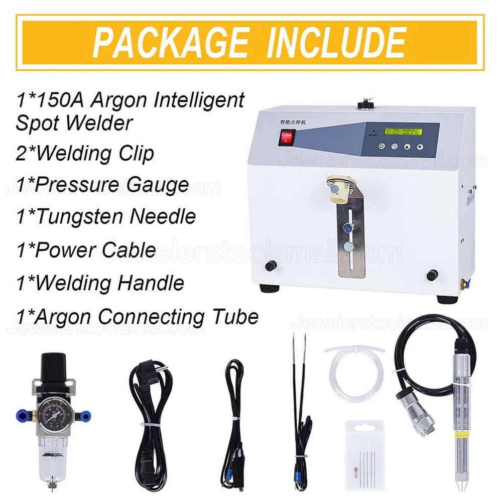 600W Jewelry Argon Arc Spot Welder Welding Machine for Restorations and Repair